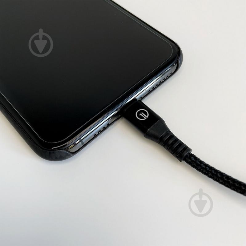 Кабель OneLounge 1Power MFi USB-C to Lightning 1,2 м black (14046) - фото 5 Кабель OneLounge 1Power MFi USB-C to Lightning 1,2 м black (14046) - фото 5
