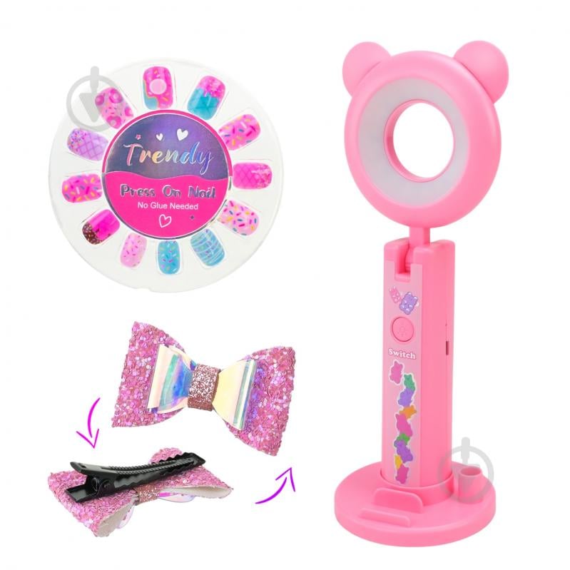 Набор аксессуаров Shantou лампа для селфи с USB-кабелем, наклейки на ногти, зеркало, аксессуары T257S - фото 2 Набор аксессуаров Shantou лампа для селфи с USB-кабелем, наклейки на ногти, зеркало, аксессуары T257S - фото 2