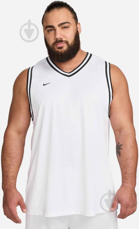 Майка Nike M NK DF DNA JERSEY FQ3707-100 р.2XL белый - фото 7