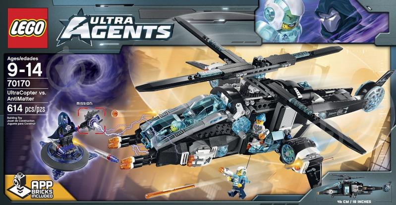 Конструктор LEGO Ultra Agents Ультракоптер против Антиметта 70170 - фото 9