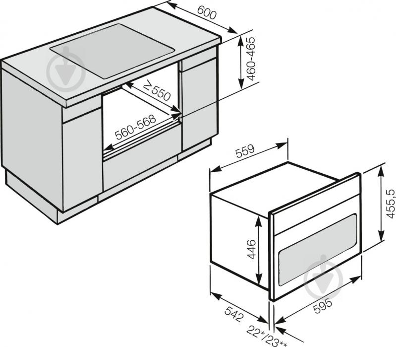 Духова шафа Miele H6800BM RU BRWS 22680014RU - фото 4