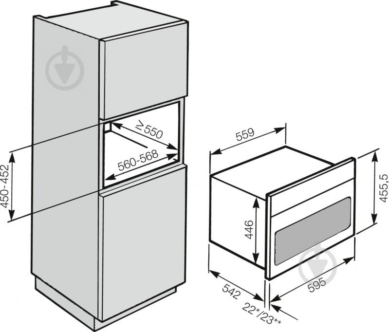 Духова шафа Miele H6800BM RU EDST/CLST 22680054RU - фото 3