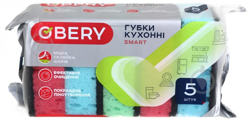 Губка для кухни OBERY SMART 5 шт. - фото 2