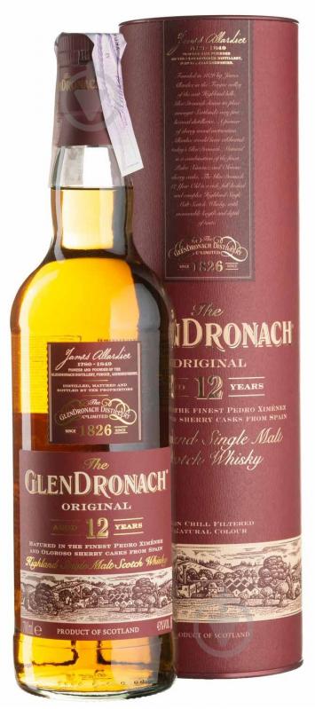 Віскі GlenDronach 12yo Original 0,7 л - фото 1