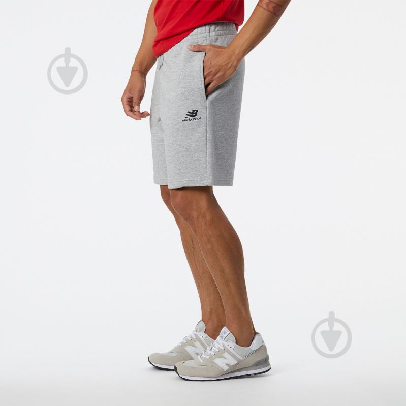 Шорты New Balance MS21503AG р. S серый - фото 2 Шорты New Balance MS21503AG р. S серый - фото 2