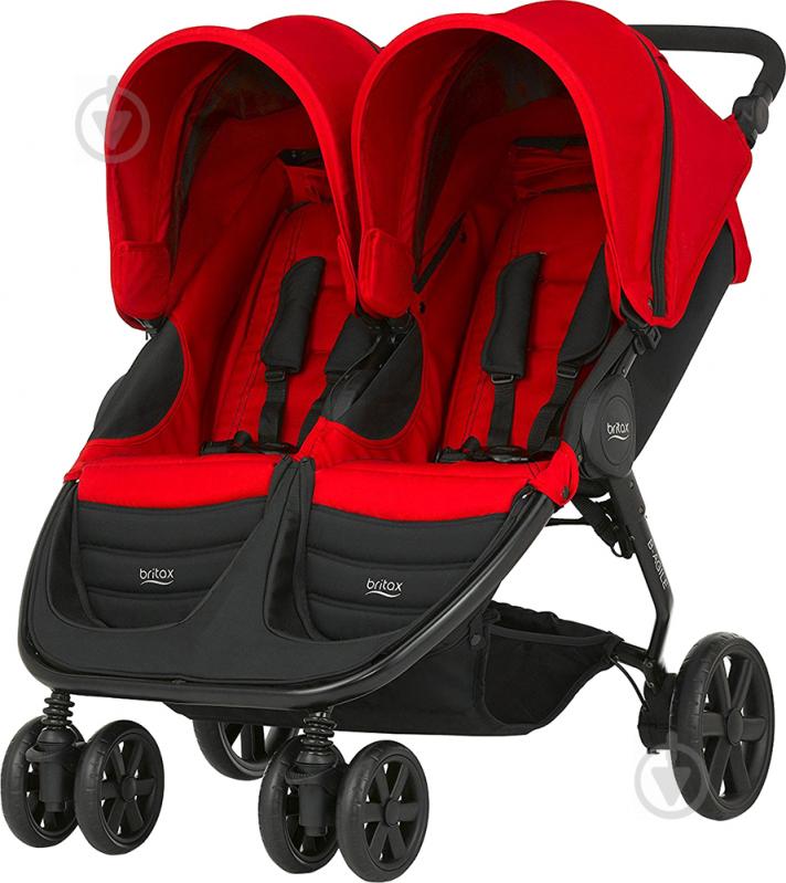 Коляска для двійні Britax-Romer B-AGILE Double Flame Red 2000023162 - фото 1