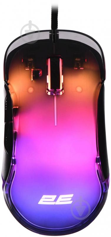 Мышь 2E Gaming MG345 RGB USB transparent (2E-MG345TR) - фото 1