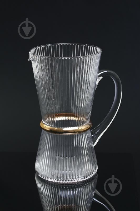 Графин Fiora Golden Ring 1,5 л стекло - фото 3 Графин Fiora Golden Ring 1,5 л стекло - фото 3