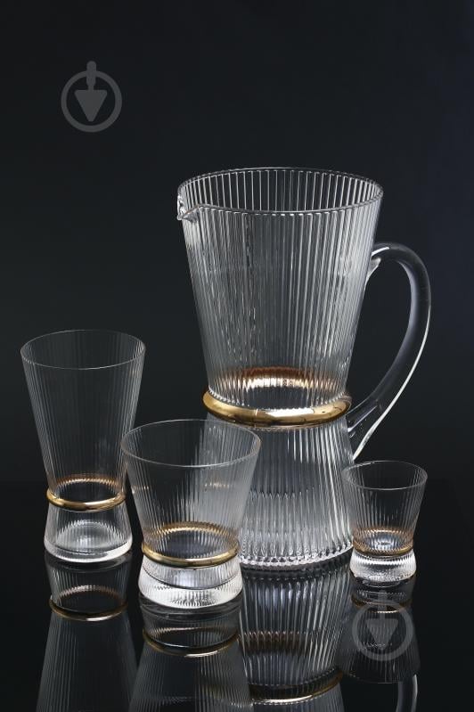 Графин Fiora Golden Ring 1,5 л стекло - фото 4 Графин Fiora Golden Ring 1,5 л стекло - фото 4