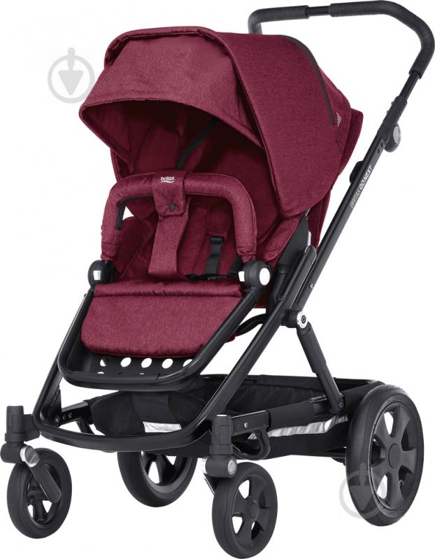 Коляска универсальная 2 в 1 Britax Go Next Wine red melange 2000025721 - фото 2