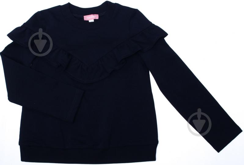 Реглан для девочки Sasha р.146 синий 4394/1 - фото 1 Реглан для девочки Sasha р.146 синий 4394/1 - фото 1