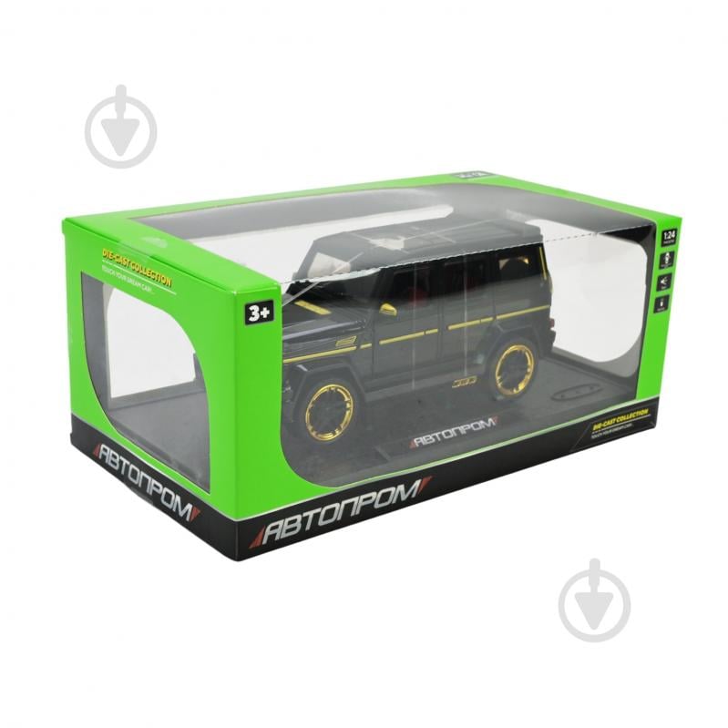 Машинка Автопром 1:24 черная AP7719 - фото 5 Машинка Автопром 1:24 черная AP7719 - фото 5