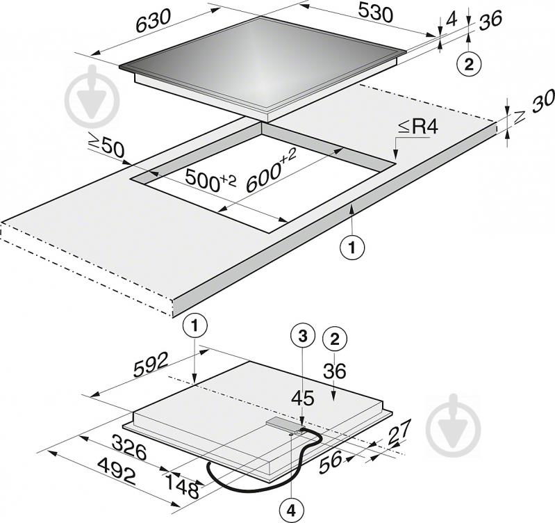 Варочная поверхность электрическая Miele KM 6207 26620770RU - фото 3