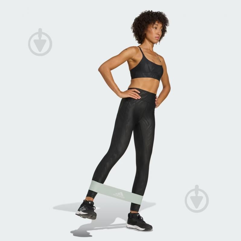 Лосины Adidas OPTIME AOP JV5185 р.S черный - фото 2