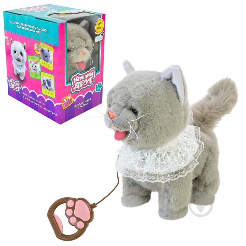 Игрушка мягкая интерактивная Кращий друг Кошка BF2509 - фото 7