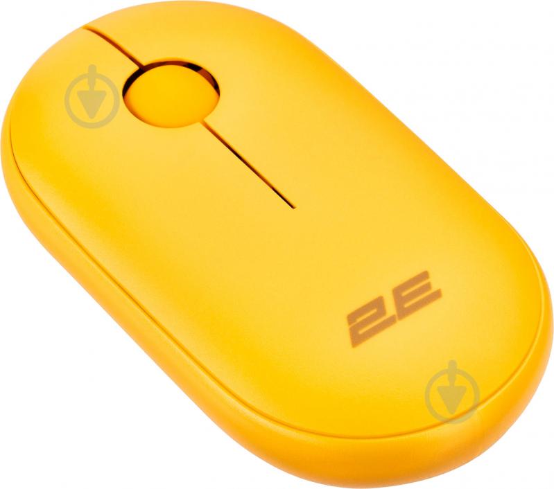 Мышь 2E MF300 Silent WL BT Sunny yellow (2E-MF300WYW) - фото 2