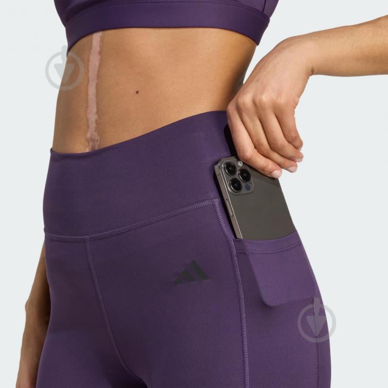 Лосини Adidas OPT ESS ST 1/1 JW7648 р.XL фіолетовий - фото 3 Лосини Adidas OPT ESS ST 1/1 JW7648 р.XL фіолетовий - фото 3