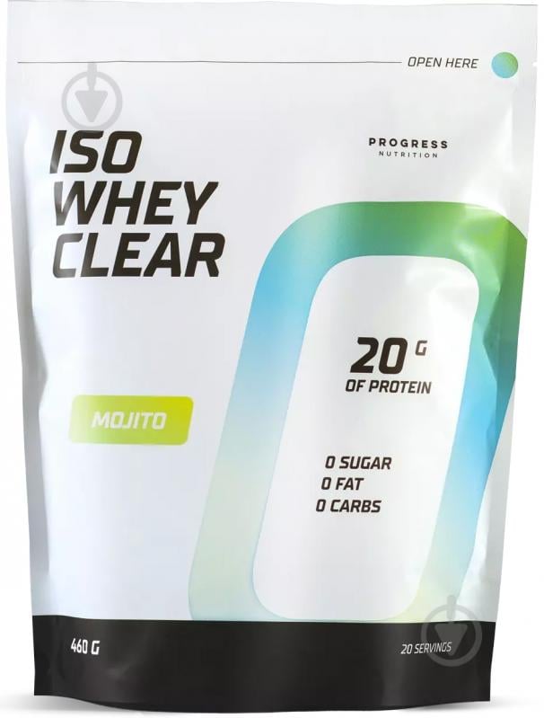 Протеїн Progress Nutrition SS24 Iso Whey Clear from 86% protein (ВИТ-183853) мохіто 460 г - фото 1