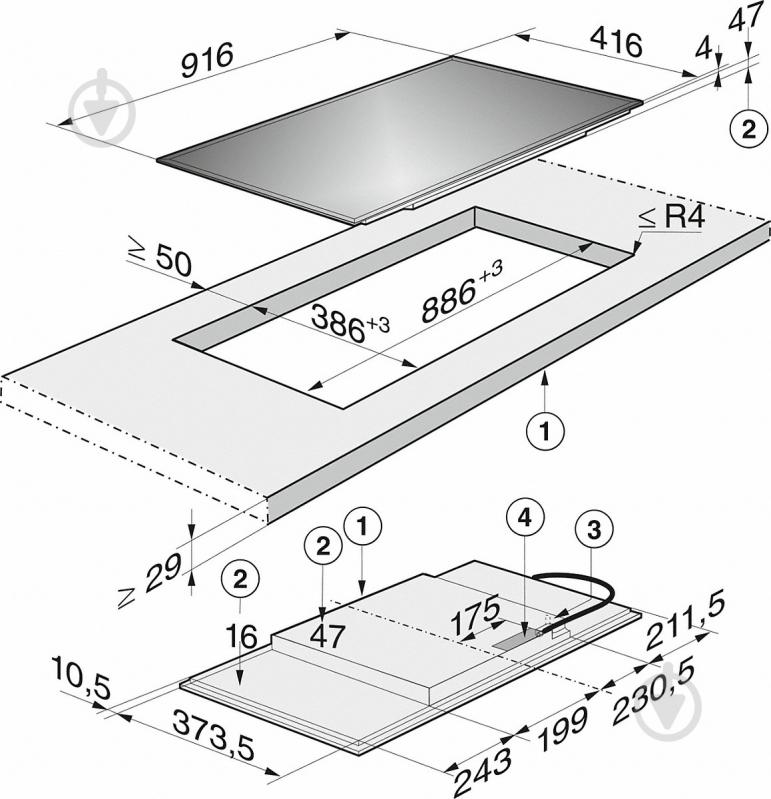 Варочная поверхность индукционная Miele KM 6381 26638172RU - фото 5