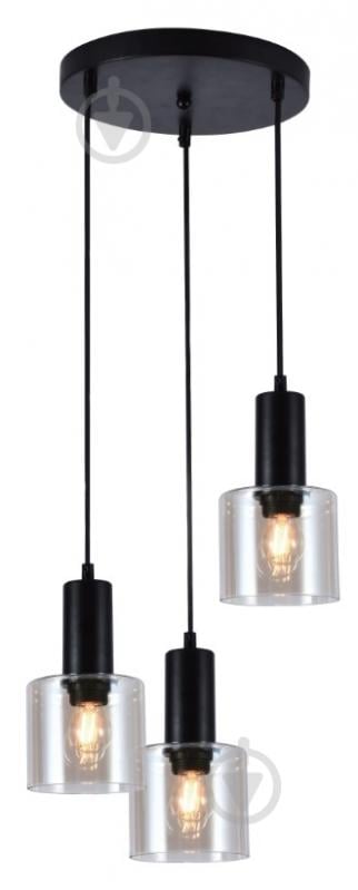 Подвес WunderLicht 3x40 Вт E27 черный 2171-33 - фото 1