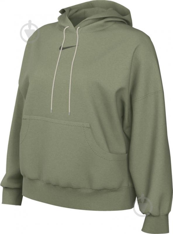 Джемпер Nike W NSW TRRY OS PO HOODIE A2 DV7824-386 р.L зелений - фото 8