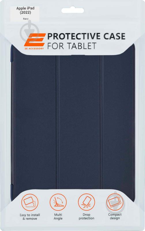 Чохол 2E Basic Apple iPad (2022) (2E-IPAD-2022-IKFX-NV) Navy - фото 5