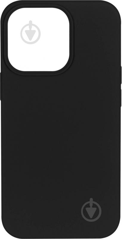 Чехол 2E Basic Liquid Silicone для Apple iPhone 14 Pro black (2E-IPH-14PR-OCLS-BK) - фото 1