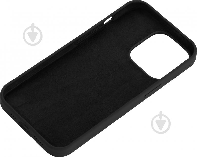 Чохол 2E Basic Liquid Silicone для Apple iPhone 14 Pro black (2E-IPH-14PR-OCLS-BK) - фото 2