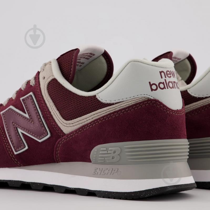 Кросівки чоловічі демісезонні New Balance ML574EVM р.42 бордові - фото 8