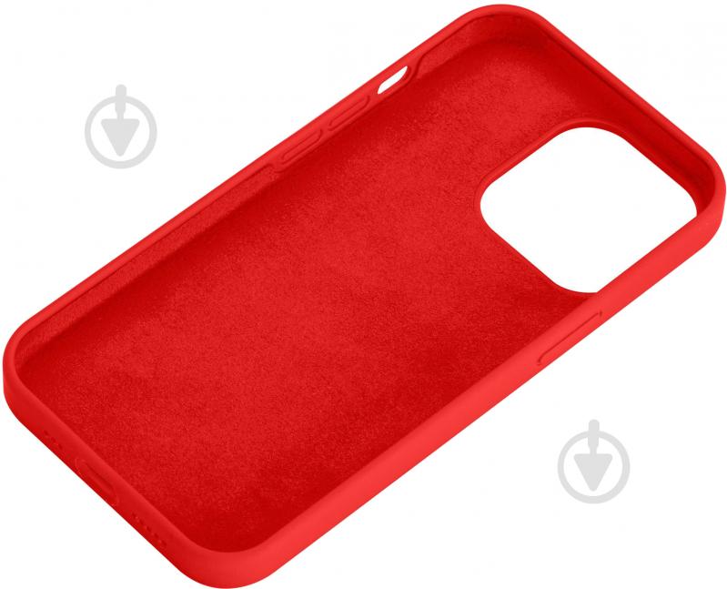 Чохол 2E Basic Liquid Silicone для Apple iPhone 14 Pro red (2E-IPH-14PR-OCLS-RD) - фото 2