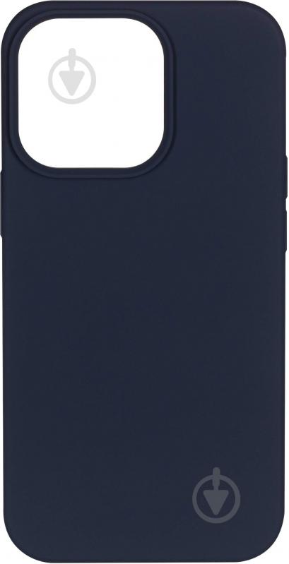 Чехол 2E Basic Liquid Silicone для Apple iPhone 14 Pro midnight blue (2E-IPH-14PR-OCLS-MB) - фото 1