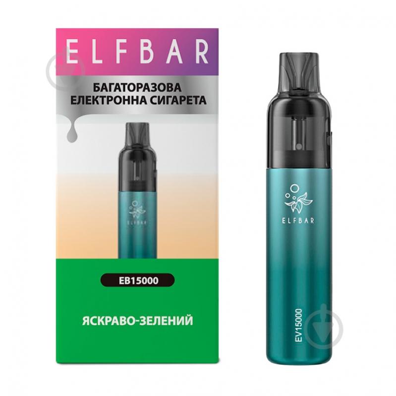 Сигарета электронная Elf Bar ЭВ 15000 Ярко-зеленый - фото 3 Сигарета электронная Elf Bar ЭВ 15000 Ярко-зеленый - фото 3