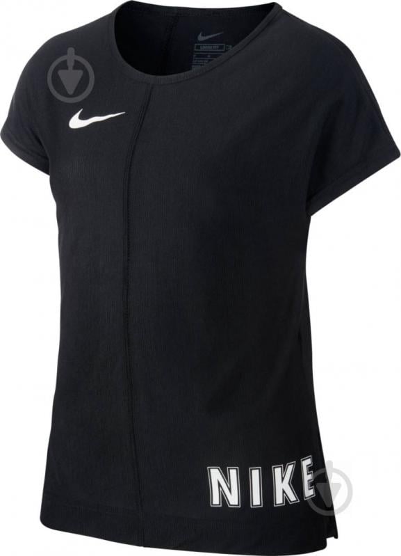 Футболка Nike G NK TRAIN TOP GG CU8200-010 р.L черный - фото 1