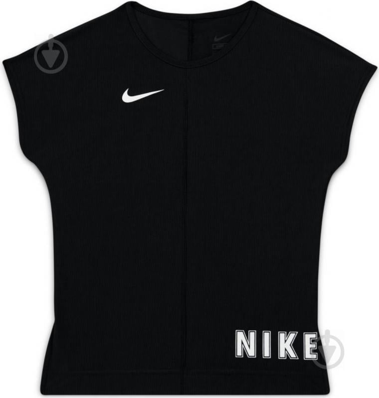 Футболка Nike G NK TRAIN TOP GG CU8200-010 р.L черный - фото 2