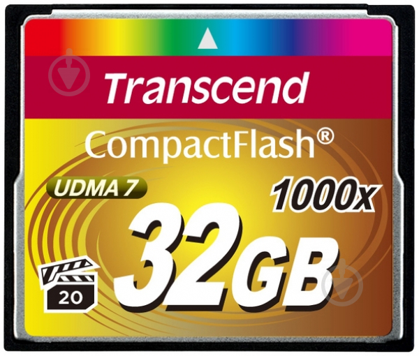 Карта пам'яті Transcend CF 32GB (TS32GCF1000) - фото 1