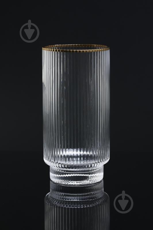 Набір склянок високих Fiora Ripple скло 410 мл 2 шт. - фото 4 Набір склянок високих Fiora Ripple скло 410 мл 2 шт. - фото 4