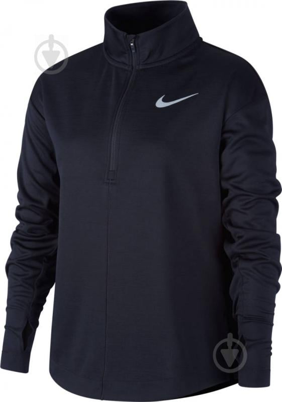 Футболка Nike G NK RUN LS HZ TOP CU8215-010 р.XS черный - фото 1