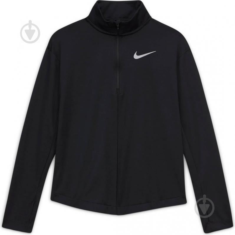 Футболка Nike G NK RUN LS HZ TOP CU8215-010 р.XS черный - фото 2