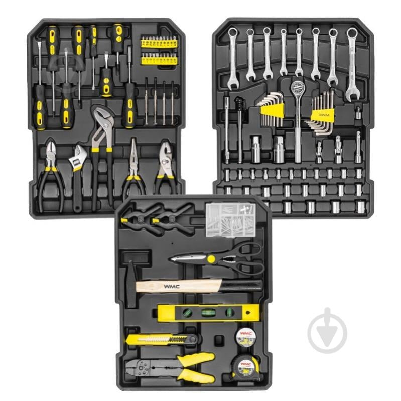 Набор ручного инструмента WMC TOOLS 186 шт. WMC186-3 - фото 2