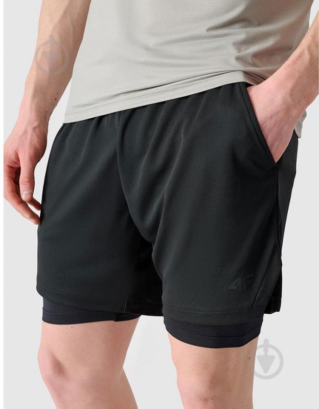 Шорти 4F SHORTS FNK M0866 р. L чорний - фото 2 Шорти 4F SHORTS FNK M0866 р. L чорний - фото 2