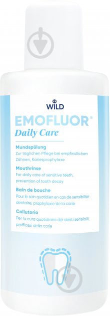 Ополіскувач для ротової порожнини Dr. Wild Emofluor Daily Care 400 мл - фото 1