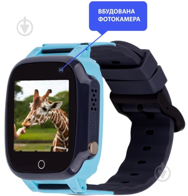 Смарт-годинник дитячий AmiGo GO008 MILKY blue - фото 2