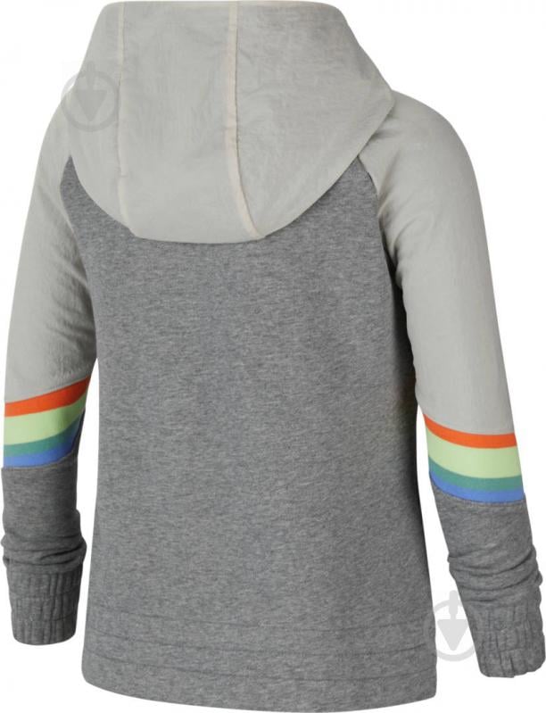 Джемпер Nike G NSW HERITAGE FZ HOODIE CU8293-091 р. XL серый - фото 3