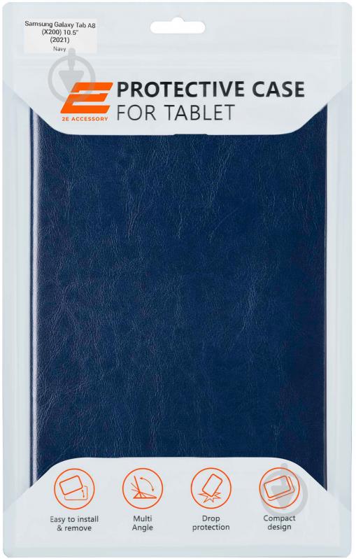 Чохол 2E Retro Navy Samsung Galaxy Tab A8 (X200) 10.5″ (2021) blue (2E-G-TABA8-IKRT-NV) Basic - фото 5