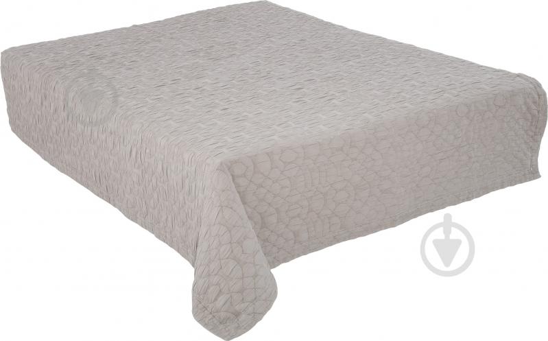 Покривало Amarante cotton 230x250 см бежевий - фото 1