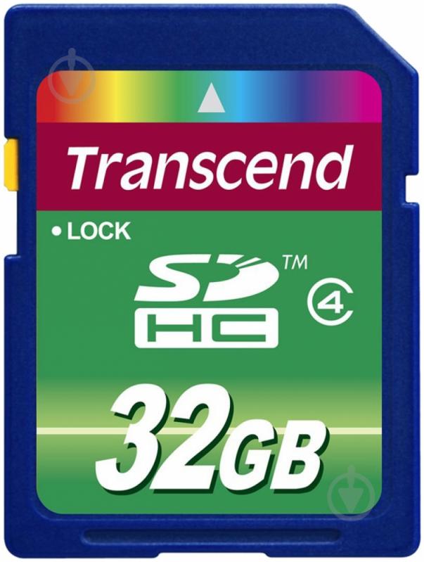 Карта памяти Transcend 32GB (TS32GSDHC4) - фото 1