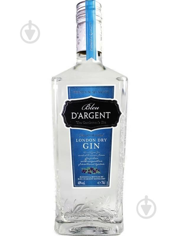Джин Bleu D'Argent London Dry Gin 0,7 л - фото 1
