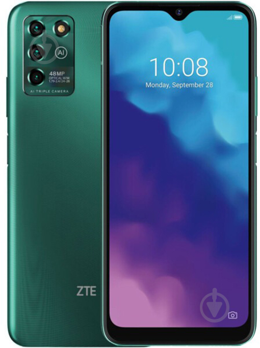 Смартфон ZTE Blade V30 Vita 4/128GB green (850647) - фото 1