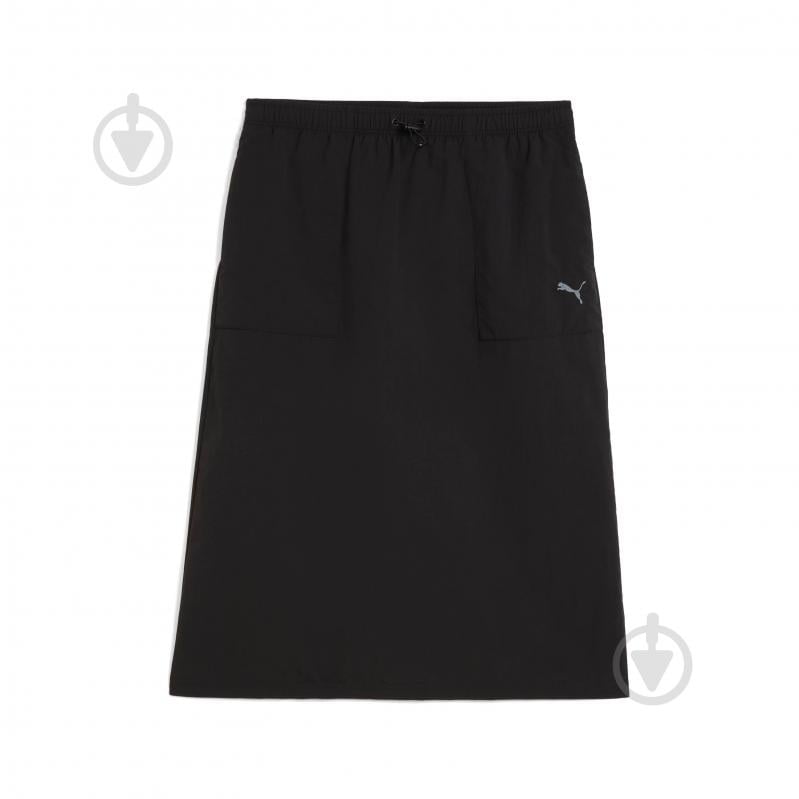 Спідниця Puma HER Comfort Woven High-Waist Skirt 68815501 р.S чорний - фото 4 Спідниця Puma HER Comfort Woven High-Waist Skirt 68815501 р.S чорний - фото 4