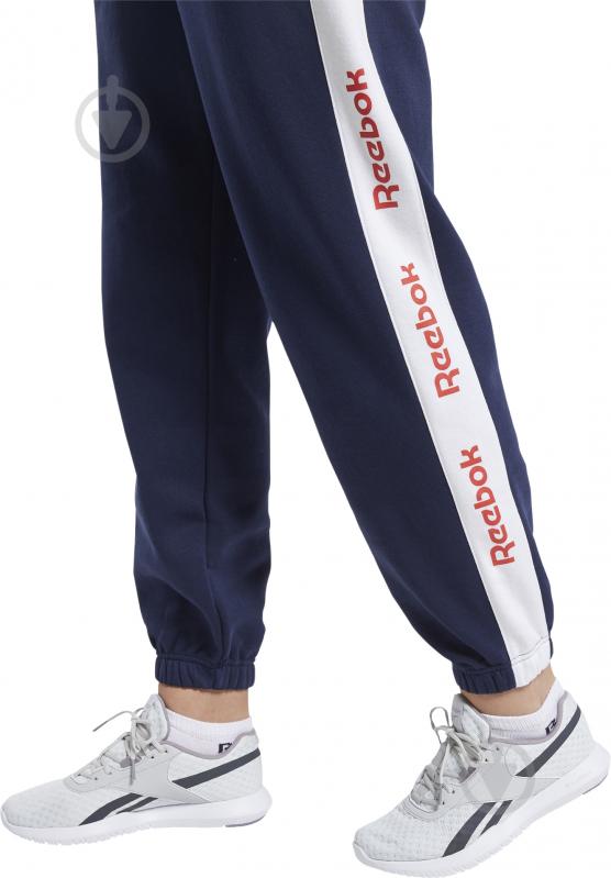 Брюки Reebok TE Linear Logo FL P FU2252 р. S синий - фото 3
